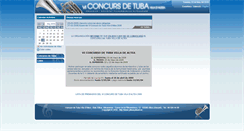 Desktop Screenshot of concursdetuba.alteacultural.es